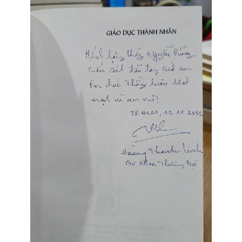 Giáo dục thành nhân - Hoàng Thanh Linh 598475