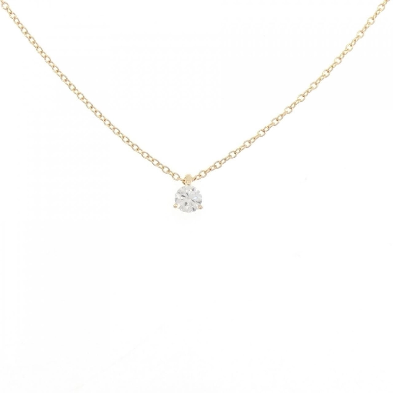 K18YG Solitaire Dây chuyền kim cương 0.200CT - Hàng hiệu Chính hãng 858620