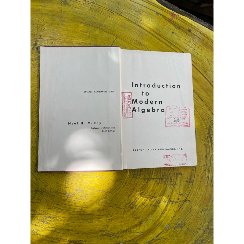 INTRODUCTION TO MODERN ALGEBRA- NEAL H. McCOY 544556