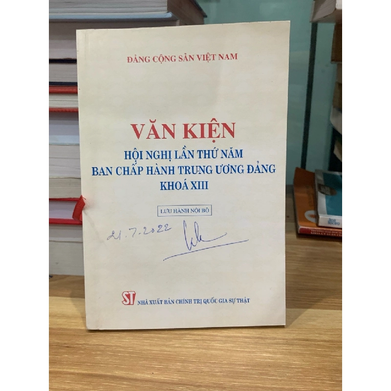 văn kiện hội nghị lần thứ 5 ban chấp hành trung ương đảng khoá 8 -ĐCS Việt nam 728003