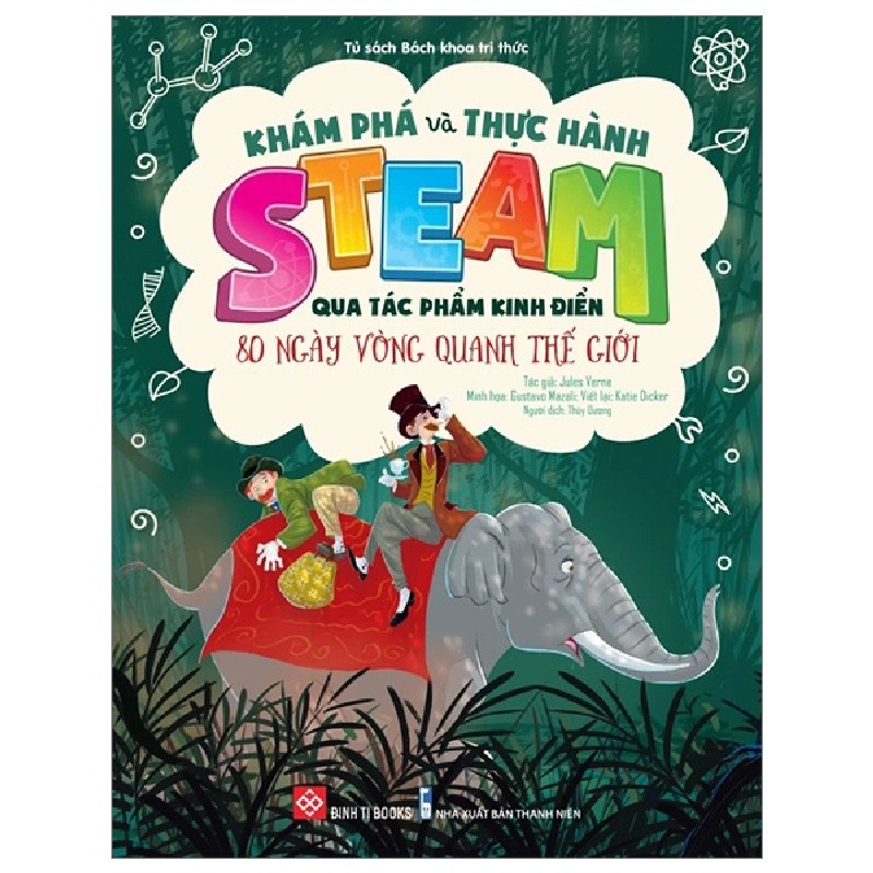 Khám Phá Và Thực Hành STEAM Qua Tác Phẩm Kinh Điển - 80 Ngày Vòng Quanh Thế Giới - Jules Verne, Katie Dicker, Gustavo Mazali 161178