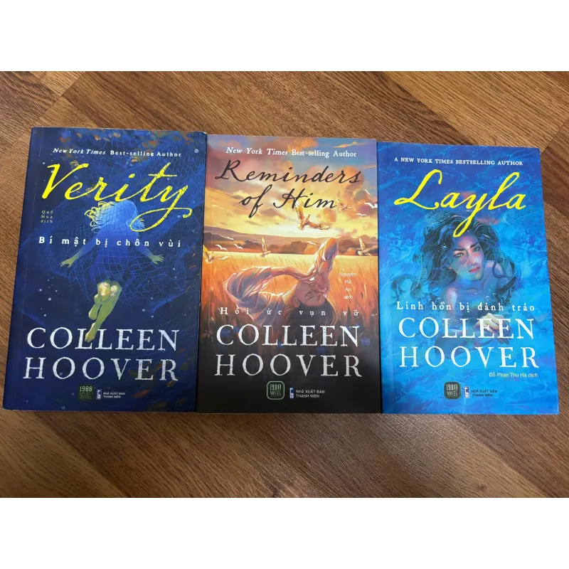 Combo Colleen Hoover - Verity, Layla , Hồi Ức Vụn Vỡ 797748