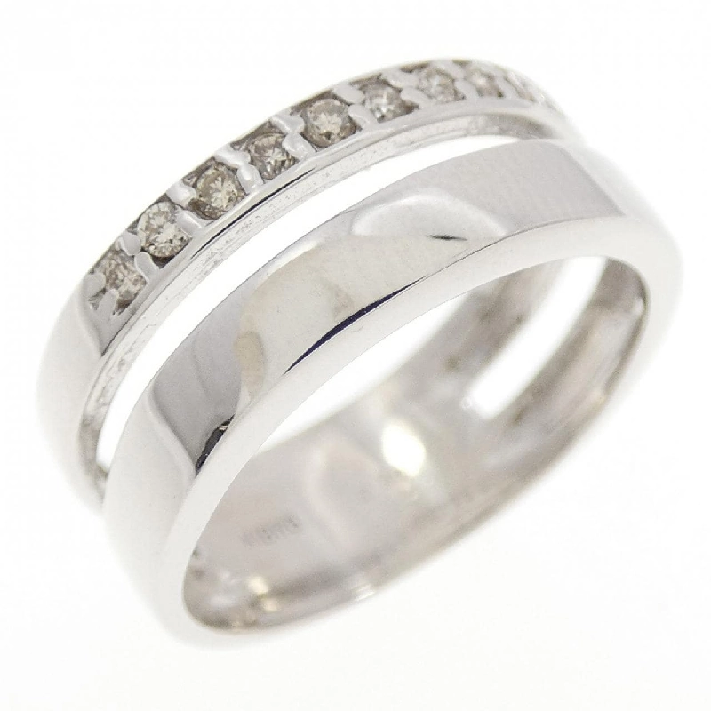 Nhẫn kim cương K18WG 0.10CT 668437