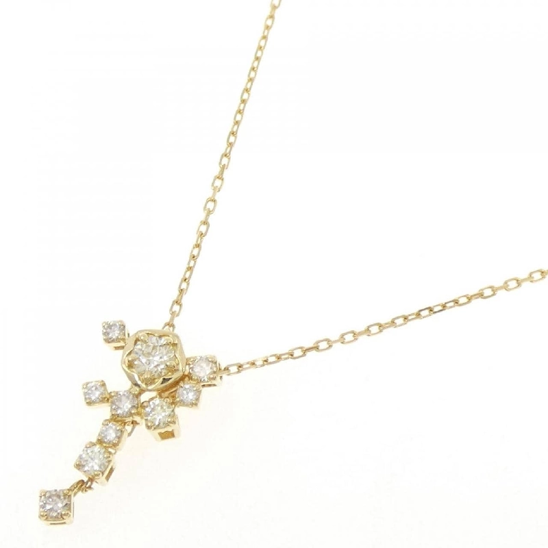 K18YG Dây chuyền kim cương 0.10CT - Hàng hiệu Chính hãng 861520