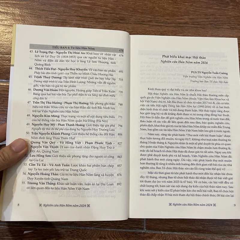 Nghiên cứu Hán Nôm năm 2024 971587
