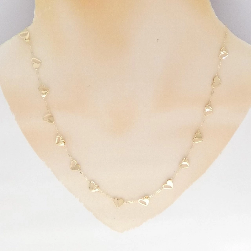 K18YG Dây chuyền hình trái tim - Hàng hiệu Authentic 865257