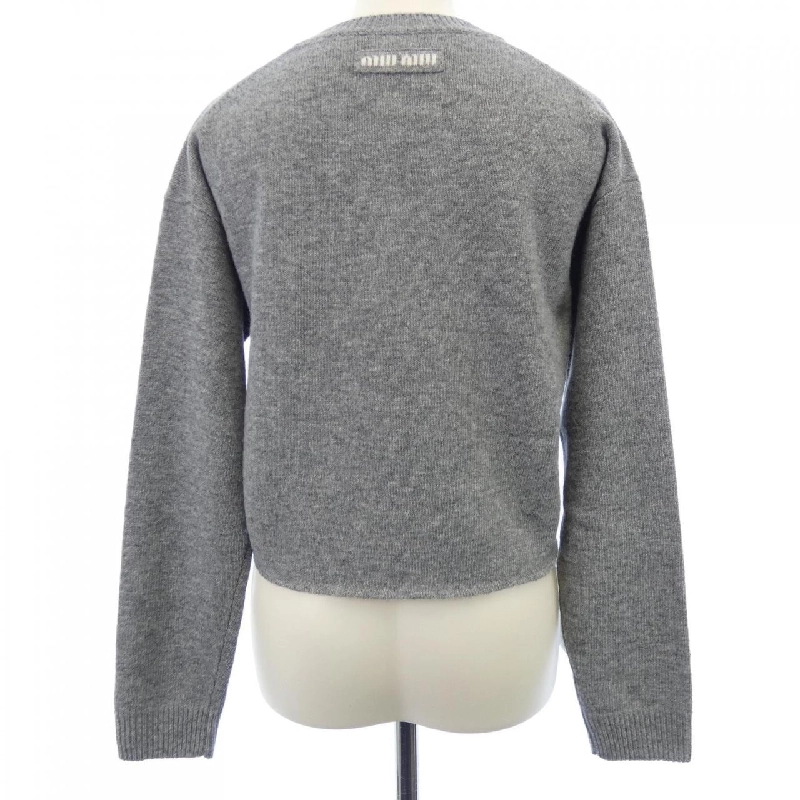 MIU MIU MIU MIU Logo DNA972 13WS Áo len - Hàng hiệu Chính hãng 774132