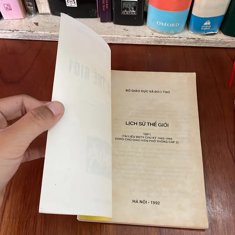 II Sách Xưa: Lịch Sử Thế Giới (Tài Liệu BDTX Chu Kỳ 1992 - 1996) - 1992 562326