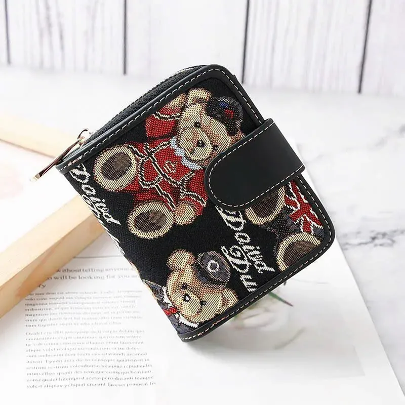Ví Nữ Cầm Tay Mini Nhiều Ngăn Đựng Thẻ TTWN BEAR 575139