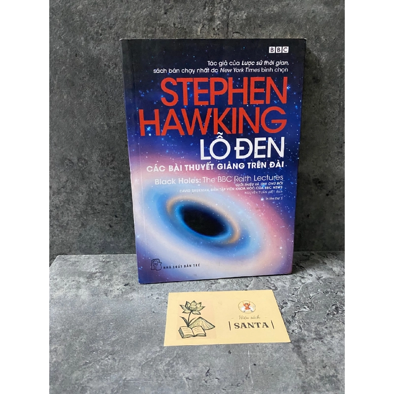 Lỗ đen- Stephen Hawking- sách lưu kho chưa qua sd mới 85% Sách kiến thức tổng hợp STB0302 909480