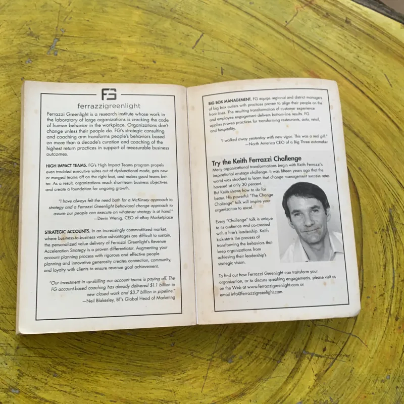 NEVER EAT ALONE- KEITH FERRAZZI AND TAHL RAZ 790275