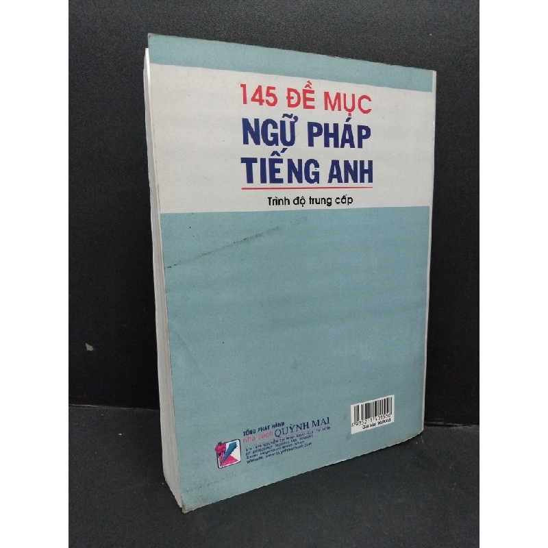 145 đề mục ngữ pháp tiếng Anh mới 80% ố bẩn 2008 HCM1410 HỌC NGOẠI NGỮ 308048