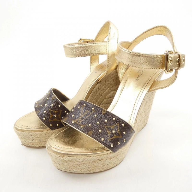 Giày sandal LOUIS VUITTON Monogram Canvas Espadrille - Hàng hiệu Chính hãng 828363