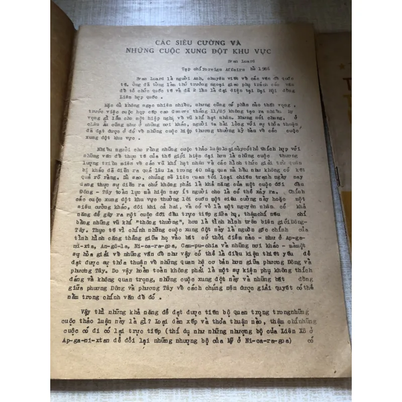 Các siêu cường và những xung đột khu vực  971329