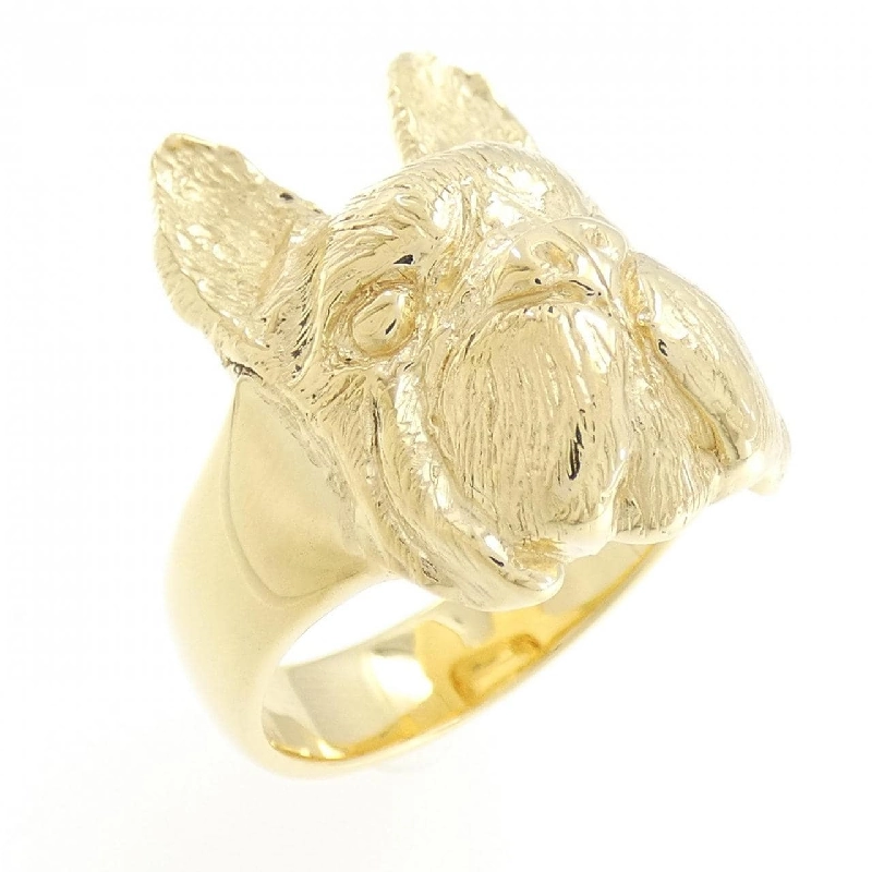 Nhẫn chó K18YG - Hàng hiệu Authentic 850013