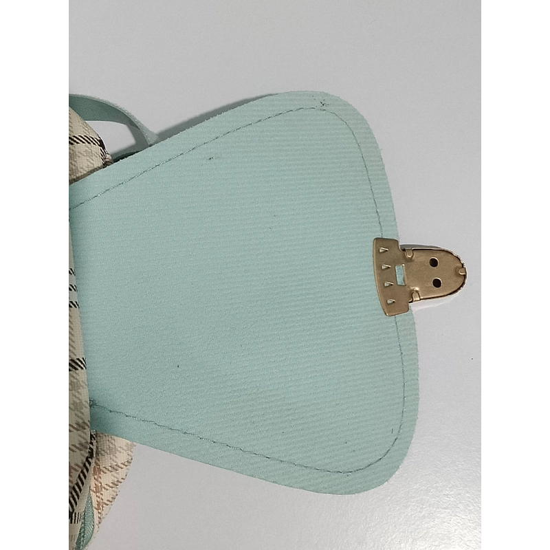 Ba Lô Kẻ Sọc Dây Da Mini Đeo Chéo 506385