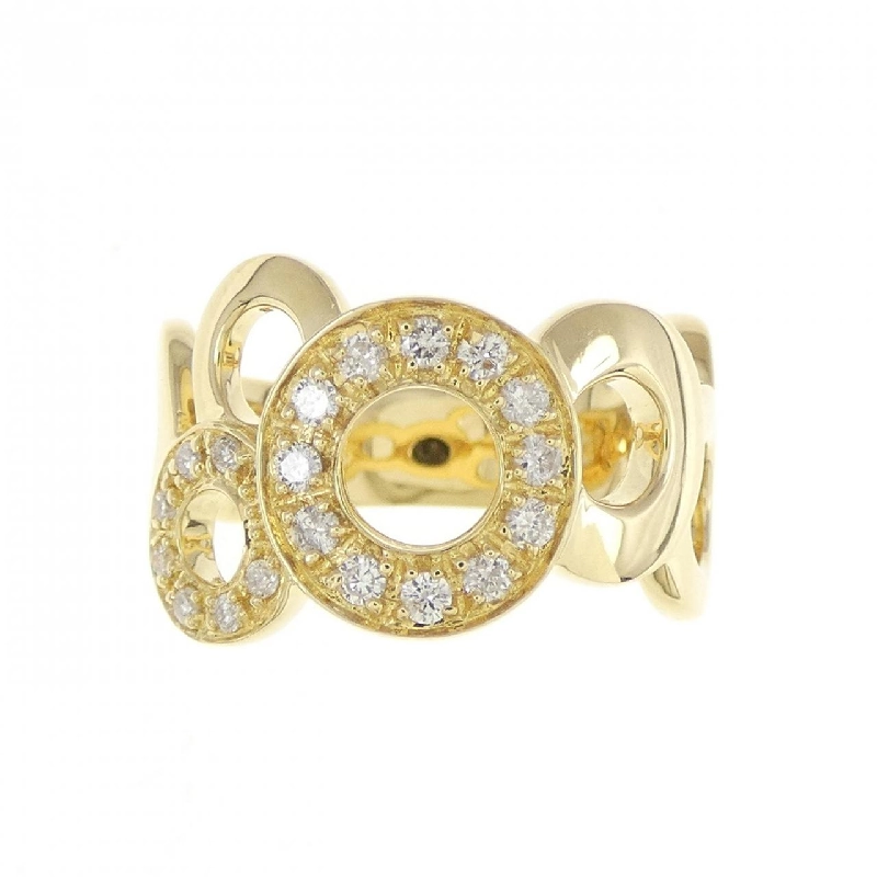 Nhẫn kim cương K18YG 0.22CT 672088