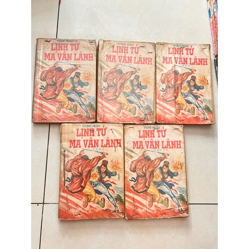Combo 5 tập Lịnh tử Ma Vân Lãnh của Trọng Nhân 415344