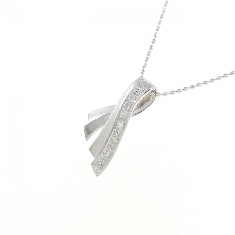 K18WG Dây chuyền kim cương 0.03CT - Hàng hiệu Chính hãng 863578