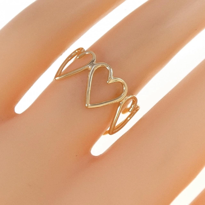 Nhẫn hình trái tim K18YG 668341