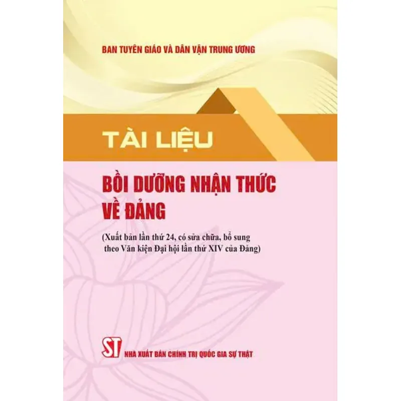 Tài liệu bồi dưỡng nhận thức về Đảng 1045369
