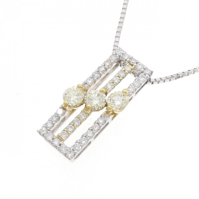 K18YG/K18WG Dây chuyền kim cương 1.00CT - Hàng hiệu Chính hãng 858711