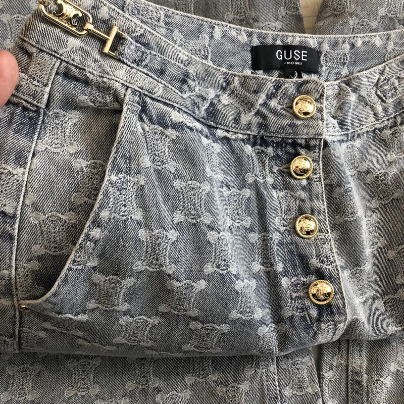 Quần jeans ống suông nữ cá tính 1001433