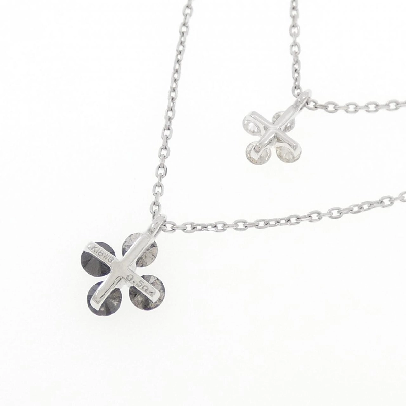 K18WG Hoa Kim Cương Dây Chuyền 0.50CT - Hàng hiệu Chính hãng 859920