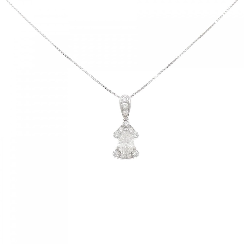 K18WG Dây chuyền kim cương 0.36CT - Hàng hiệu Chính hãng 859418