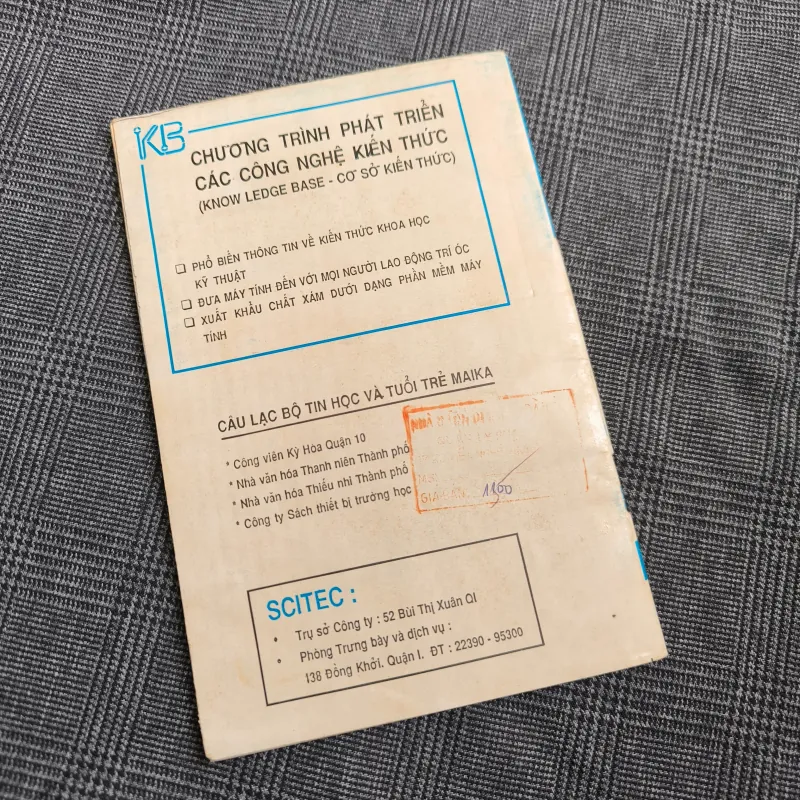 Làm quen với máy vi tính - Thái Quang Hy (biên soạn) - Công Ty SCITEC - Năm 1989 607297