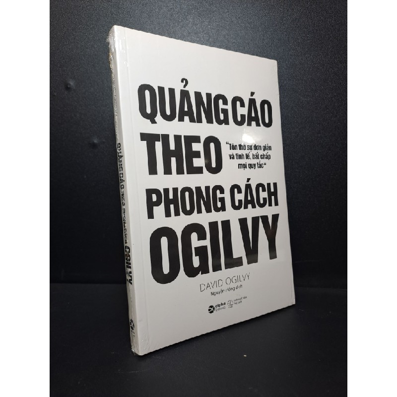 Quảng cáo theo phong cách Ogilvy - David Ogilvy mới 100% HCM.ASB2409 63045