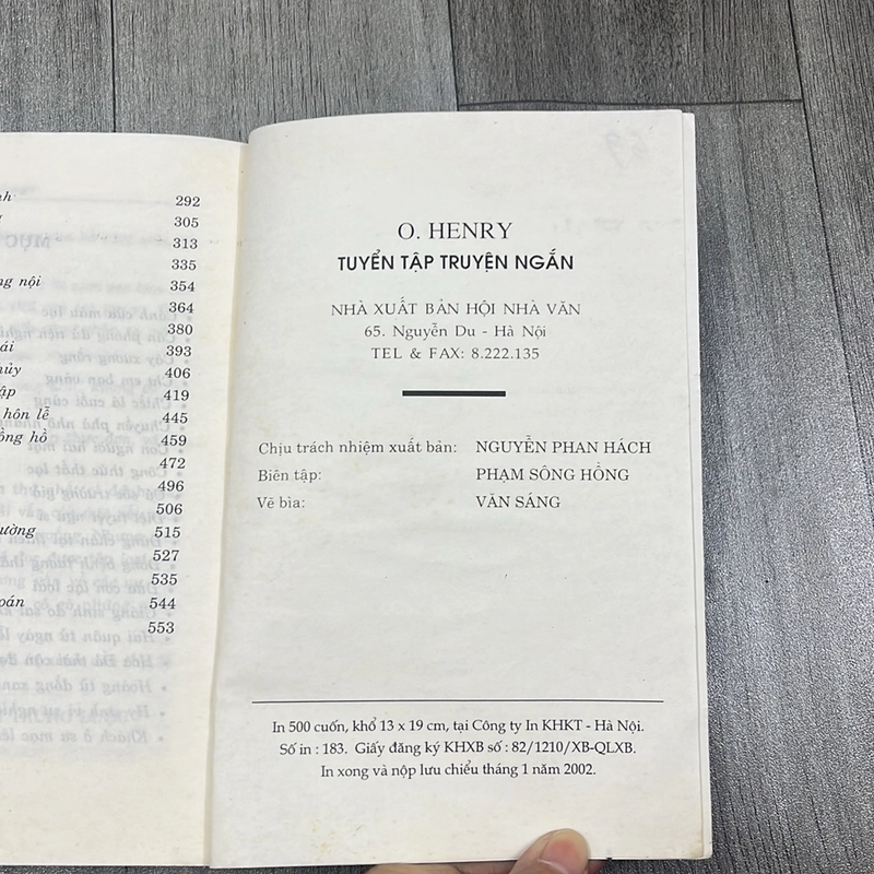 Tuyển tập truyện ngắn O.Henry. 2b4 527844