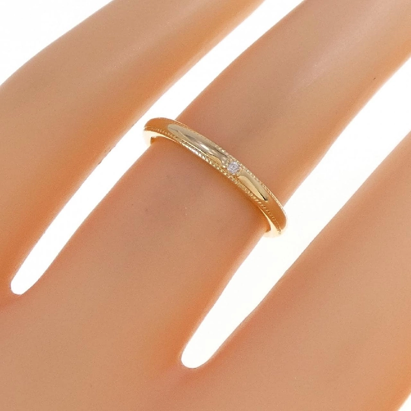 Nhẫn kim cương K18YG 0.01CT 669333