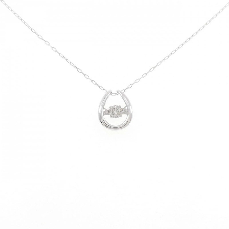 K18WG Dây chuyền kim cương 0.08CT - Hàng hiệu Chính hãng 859772