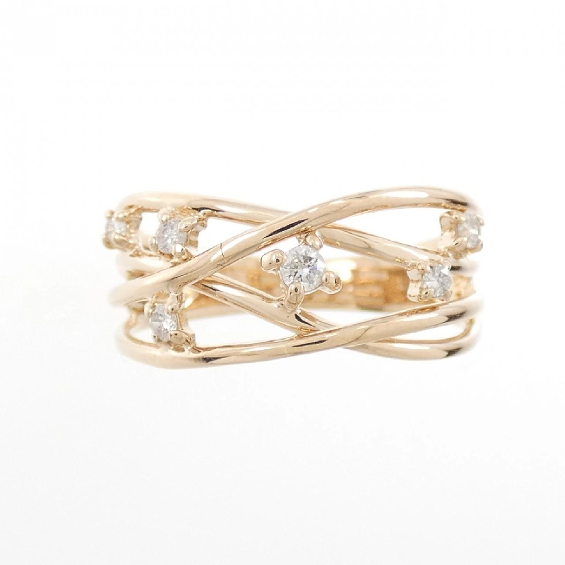 Nhẫn kim cương K18PG 0.10CT 670648