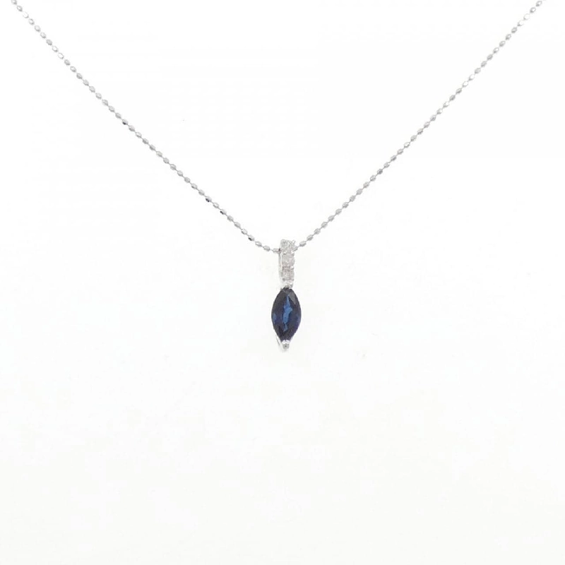 K18WG Sapphire Necklace 0.71CT - Hàng hiệu Authentic 859272