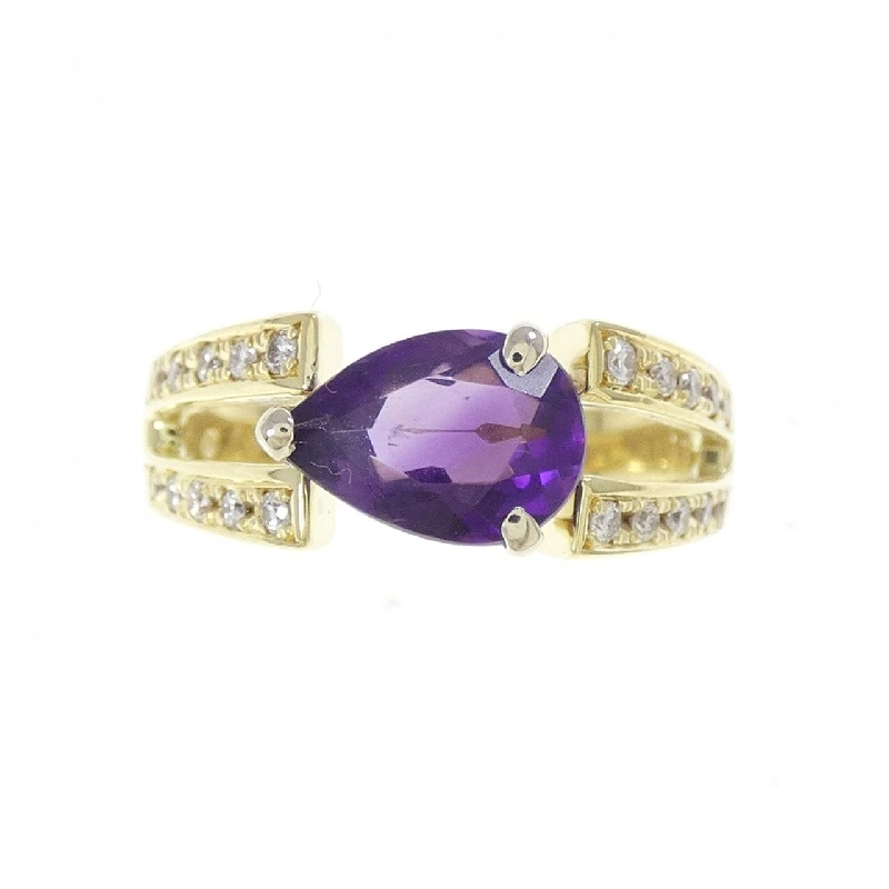 Nhẫn Amethyst K18YG/K18WG 1.22CT - Hàng hiệu Chính hãng 852493