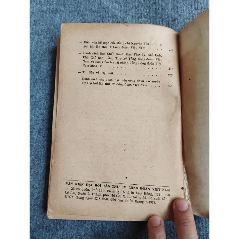 VĂN KIỆN ĐẠI HỘI LẦN THỨ IV CÔNG ĐOÀN VIỆT NAM 688830