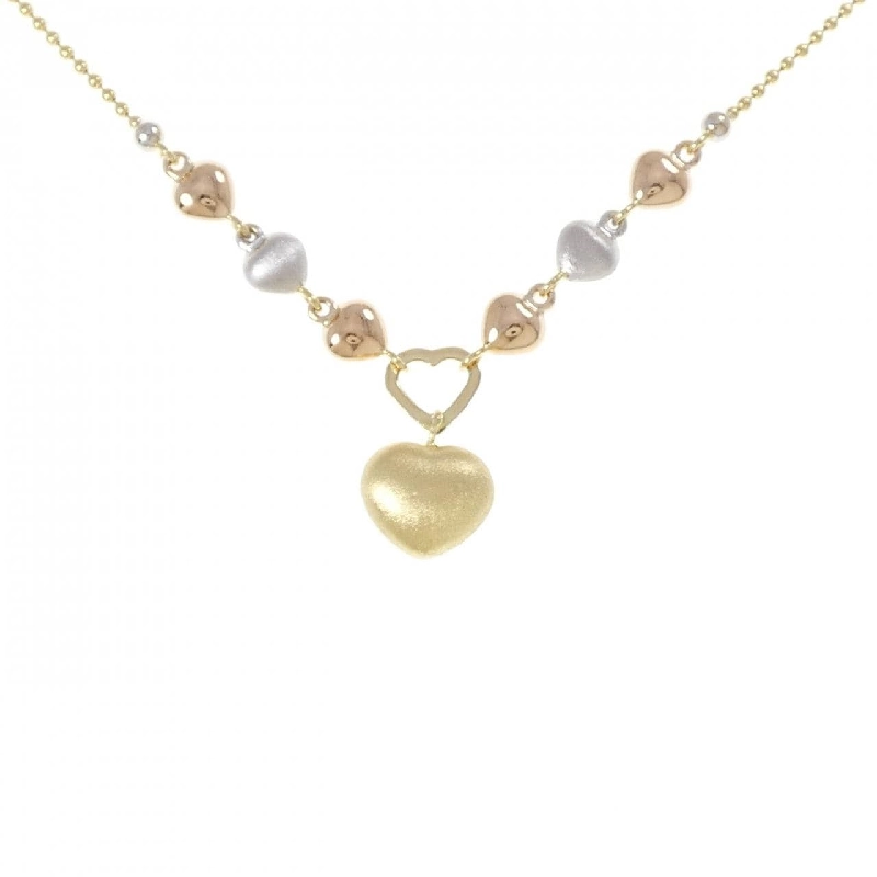 K18 Ba màu Heart Necklace - Hàng hiệu Authentic 859446