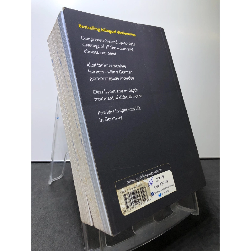 Collins German Dictionary and Grammar mới 85% ố bẩn nhẹ HPB0308 HỌC NGOẠI NGỮ 458600