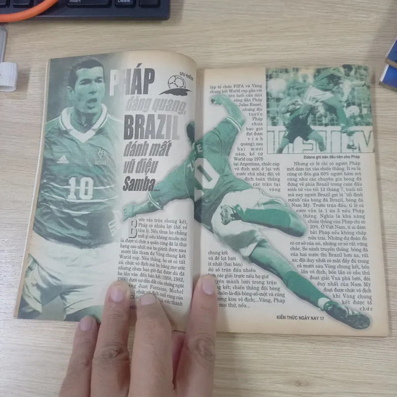 Combo Hoài niệm 3 tạp chí Kiến thức ngày nay ( Worldcup 1998) 1013317