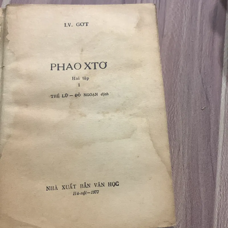 Phaoxto, I.V. Got, Thế Lữ-Đỗ Ngoạn dịch  674744