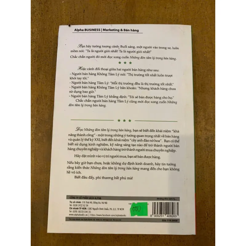 Những Đòn Tâm Lý Trong Bán Hàng 762695