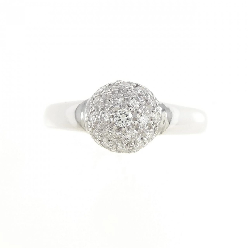 Nhẫn kim cương 750WG 0.25CT 671070