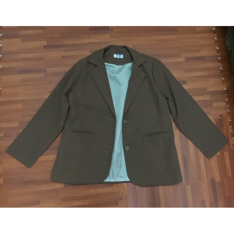 Áo khoác blazer nữ màu nâu 72640