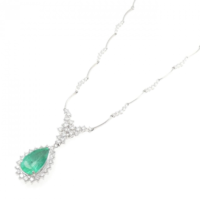 Dây chuyền Emerald PT900/PT850 10.56CT - Hàng hiệu Chính hãng 858394