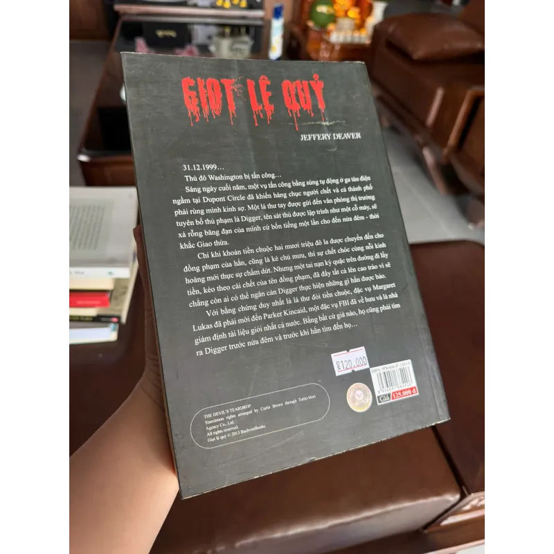 Giọt Lệ Quỷ – Jeffery Deaver | Tiểu thuyết trinh thám kinh điển căng não- K2 996365