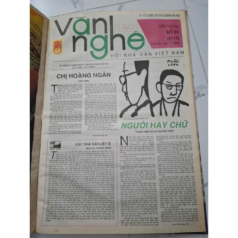 Báo Văn Nghệ 2000 số 17 đến số 35 799227
