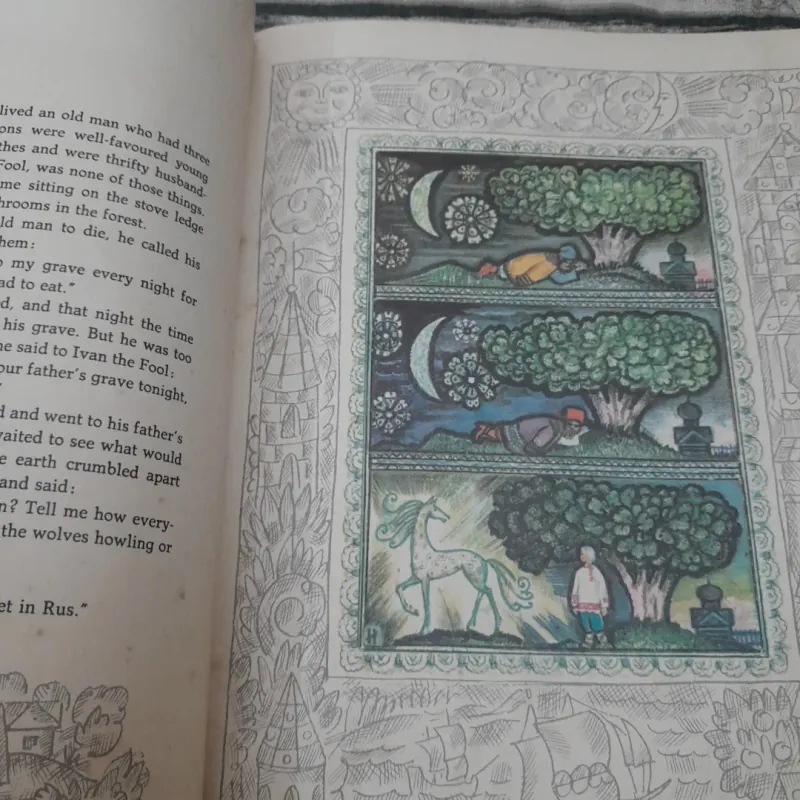 Truyện cổ dân gian Nga tiếng Anh in màu- THE FIRE BIRD và những chuyện khác 762541