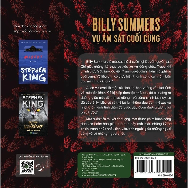 Billy Summers - Vụ Ám Sát Cuối Cùng - Stephen King 188100